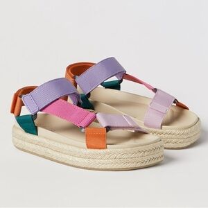 Zara Kids Multi Color Sandalsl